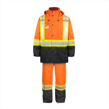 Hi vis gear safety winter reflective jacket lightweight coveralls